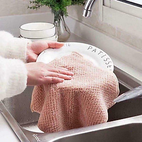 Khăn lau nhà bếp, lau tay, chén bát đũa, lau bàn siêu thấm, tiện dụng - Khăn lau đa năng siêu thấm hút