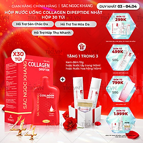 [NEW] Nước uống đẹp da Collagen Dipeptide Sắc Ngọc Khang tinh khiết nhập khẩu từ Nhật Bản, đạt chuẩn hàm lượng hấp thụ nhanh & vượt trội giúp trẻ hóa làn da - săn chắc và sáng mịn