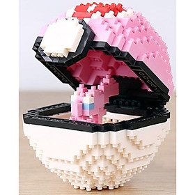 Mô hình lắp ghép Pokemon Lego dạng Pokeball