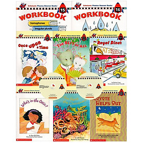 Scholastic Phonics Booster Books : Box Set Level 8 (Include 6 Books, 2 Workbooks and 2 Audio CDs)