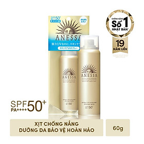 Kem chống nắng dưỡng da dạng xịt bảo vệ hoàn hảo Anessa Perfect UV Sunscreen Skincare Spray 60g