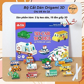 Bộ gấp hình 3d - origami cho bé