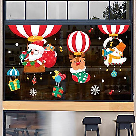 Mua Decal Dán Kính Trang Trí Noel Hít Tĩnh Điện ( ko cần keo ) AMJ044