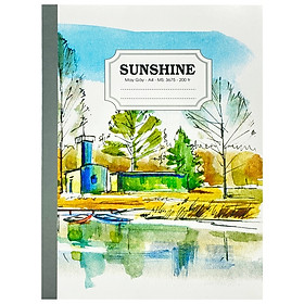 Sổ May Gáy Sunshine A4 200 Trang 3675 - Lake