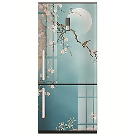 DECAL DÁN TRANG TRÍ TỦ LẠNH - ÁNH TRĂNG XANH