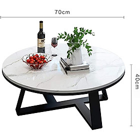 Mua Bàn trà  bàn sofa mặt đá chân sắt Tầm Nhìn Mới MSBT1004