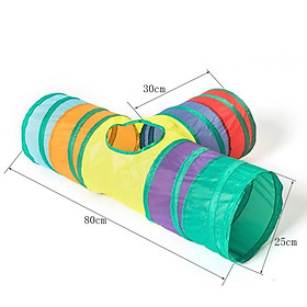 Đồ chơi ống 3 đường hầm chui cho mèo