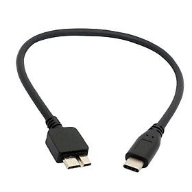 USB C to Micro USB Adapter Cable (Type C to Micro B) for HDD Hard Disk 30cm