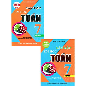 Combo Bài Tập Em Học Toán Lớp 7 (Dùng Chung Cho Các Bộ SGK Mới Hiện Hành ,Bộ 2 Cuốn - Baochaubooks)