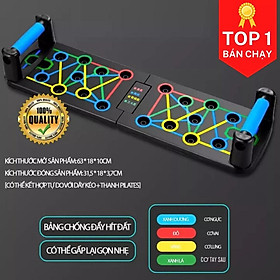 dụng cụ chống đẩy hít đất đa năng 16in1 bài tập gym tại nhà phục vụ đa đạng mọi khối cơ - Chính hãng DoDoDios