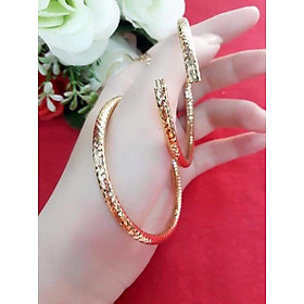 Vòng tay cặp chạm mè mạ 18k cao cấp H266