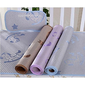 Mua Chiếu lụa tre em 60x120cm tặng kèm gối thảo mộc