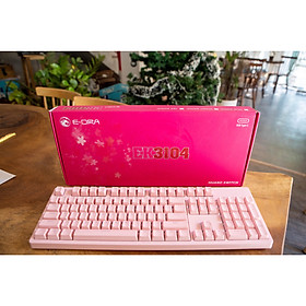 Bàn Phím Cơ Gaming E-Dra EK3104 Pink Huano Switch - Hàng Chính Hãng