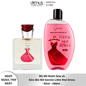 Bộ đôi Nước hoa và Sữa tắm Nữ Gennie Little Red Dress (50ml - 450ml)