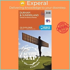 Sách - Durham and Sunderland by Ordnance Survey (UK edition, paperback)