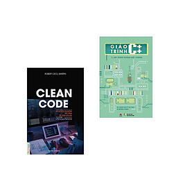 Ảnh bìa Combo 2Q: Clean Code – Mã Sạch Và Con Đường Trở Thành Lập Trình Viên Giỏi + Giáo Trình C++ Và Lập Trình Hướng Đối Tượng