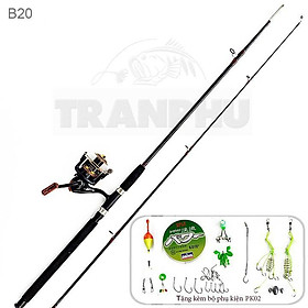 Bộ cần câu máy 2 Khúc SHIMANO 2m7, máy MS6000 đồ câu 99 hoang_hai_shop_01