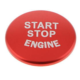 Start Stop Engine Button Switch Cover Red For  1 2 3