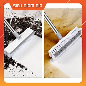 BÁO GIÁ Cây Chổi Chà Sàn | Shopee Lazada Sendo Tiki mới nhất 6 Cây Bàn Chải Chà Sàn Cán Inox Cây Chổi Chà Sàn Dài Từng Khúc Linh Hoạt Có Gạt Nước