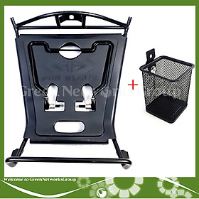 Baga giữa xe AIR BLADE 2020 loại mũ đen tặng kèm rổ vuông hông xe Green Networks Group