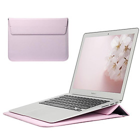 Hình ảnh SeenDa PU Ngăn Laptop Dành Cho Macbook Air 12 13.3 Đầu Ốp Lưng Giá Đỡ Laptop Túi Đựng Pro 15 16 ốp Lưng Chống Sốc Vỏ