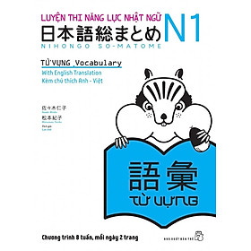 Sách Luyện Thi Năng Lực Nhật Ngữ N1 - Từ Vựng