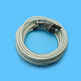 Hình ảnh Dây rửa xe áp lực 16MPa 10m, lõi nhựa bọc dù trắng, hai đầu ren trong to M22