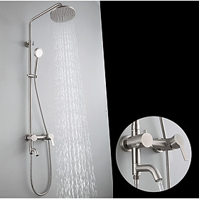 Mua Sen cây tắm nóng lạnh tay sen tăng áp inox 304 Navier NV-805TA