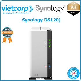 Thiết bị lưu trữ mạng NAS Synology DS120J (Trắng) - Hàng Chính Hãng