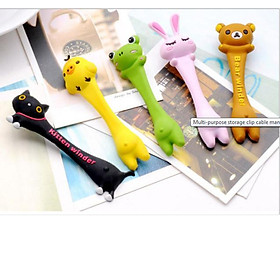 Mua Bộ 2 Dây quấn thu gọn tai nghe cáp sạc dễ thương  dây cột dây điện silicone siêu cute.(giao ngẫu nhiên) GD321-CotDDCute