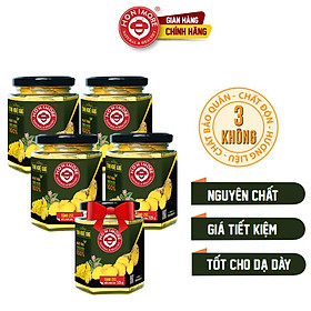 Combo 4 hũ Tinh nghệ vàng 100g - TẶNG 1 hũ cùng loại - khỏe dạ dày, đẹp da