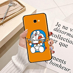 Ốp lưng điện thoại Samsung Galaxy J4 Plus viền silicon dẻo TPU  hình Doremon Dễ Thương - Hàng chính hãng