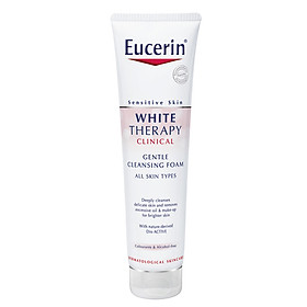 Sữa Rửa Mặt Tạo Bọt Làm Sáng Da Eucerin WHITE THERAPY Gentle Cleansing Foam (150 gr)