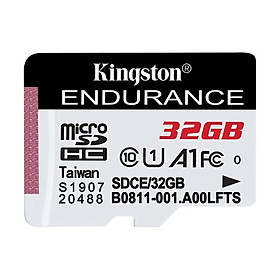 Kingston High Endurance 64GB TF Card Micro SD Card U1 C10 A1 High Speed TF Card for Dashcam Home Surveillance Camera