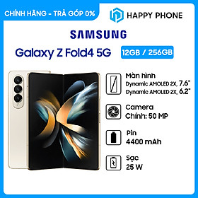 Mua Điện Thoại Samsung Galaxy Z Fold4 5G (12GB/256GB) - Hàng Chính Hãng - Đã kích hoạt bảo hành điện tử