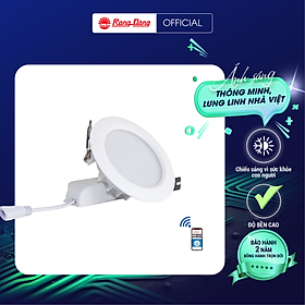 Mua Đèn LED âm trần Downlight Wifi 90/7W Chính Hãng Rạng Đông Model: D AT16L 90/7W. WF