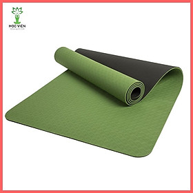 Thảm Tập Yoga TPE 2 Lớp 8mm- YOGA QG, Thảm Dày Dặn, Đàn Hồi Cao, Bám Dính Tốt, Thấm Hút Nước, Không Mùi, Chống Trơn Trượt, Cao Su Tự Nhiên, Tính Ổn Định Cao- Hàng Chính Hãng