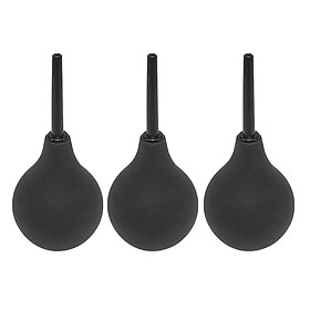 3 Pieces Soft Safe 90ml Vaginal Anal Douche Enema Bag Bulb for Women Man