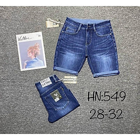 Quần Short Jean Nam màu Xanh, Quần Lửng Nam Jean thời trang cao cấp