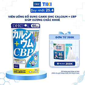 Viên uống Bổ sung Canxi DHC Calcium + CBP