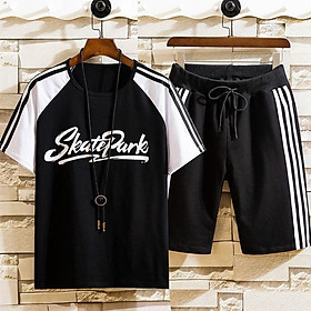 Đồ bộ nam nữ unisex mùa hè chất mè xịn co giãn 4 chiều thoáng mát (Skate)
