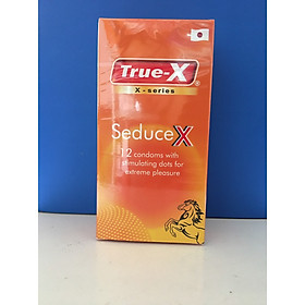 Bao cao su True-X SeduceX chấm nổi 1 hộp 12 chiếc