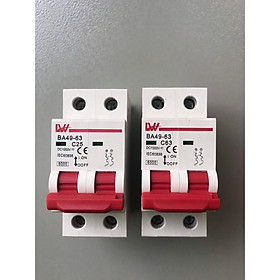 Bộ ngắt mạch MCB 2P 1000VDC dùng cho năng lượng mặt trời SOLAR