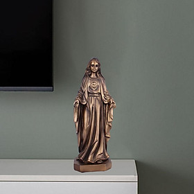 Resin Holy Family Statues Chapel Worship Jesus Series Figurines Shelf Decor