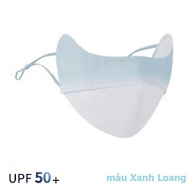 Khẩu Trang Lụa Mát Chống Nắng, Mát Dễ Thở - Chống Tia Cực Tím - UPF 50+, Che Gò Má Chống Nám Cho Nữ. TakyHome 7789