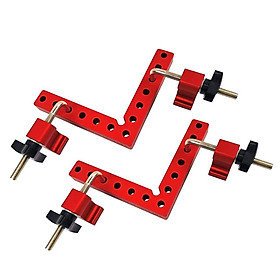 2 Set 90 Degree Positioning Squares Right Angle Clamp Woodworking Tools 140mm