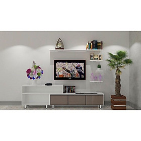 Bộ  kệ  tivi gỗ  an cường MV150 free ship