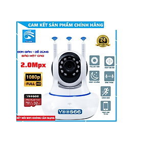 Camera YOOSEE - full HD 1080 2Mpx, đàm thoại 2 chiều, quay quét 360 độ - hàng nhập khẩu