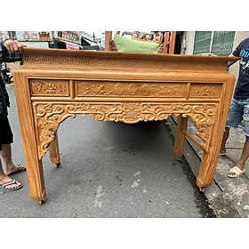 Mua Bàn gia tiên-Bàn thờ 1 tầng gỗ gõ đỏ ngang 1 M 54 (FREESHIP 50KM )