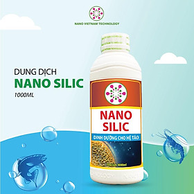 Nano Silic VN Tech dinh dưỡng cho hệ tảo an toàn Cho Tôm, Cá, Động Vật Thuỷ Sinh 1000ml